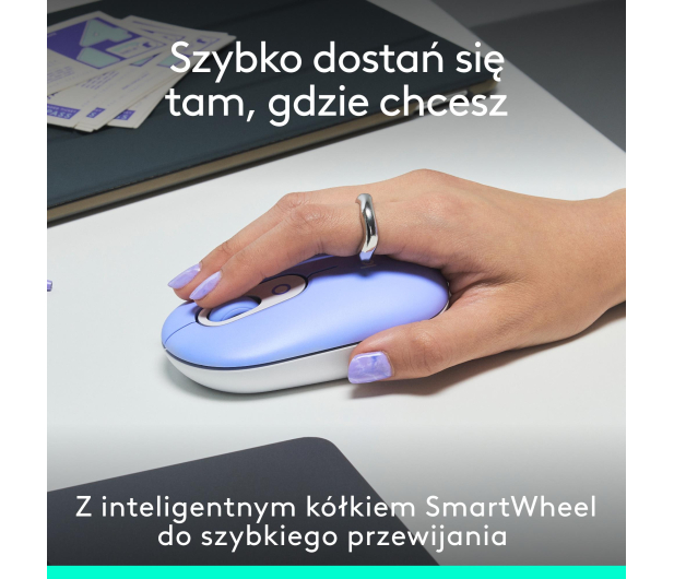 LOGITECH POP ICON Mouse lilac 910-007414 - 1276201 - zdjęcie 7